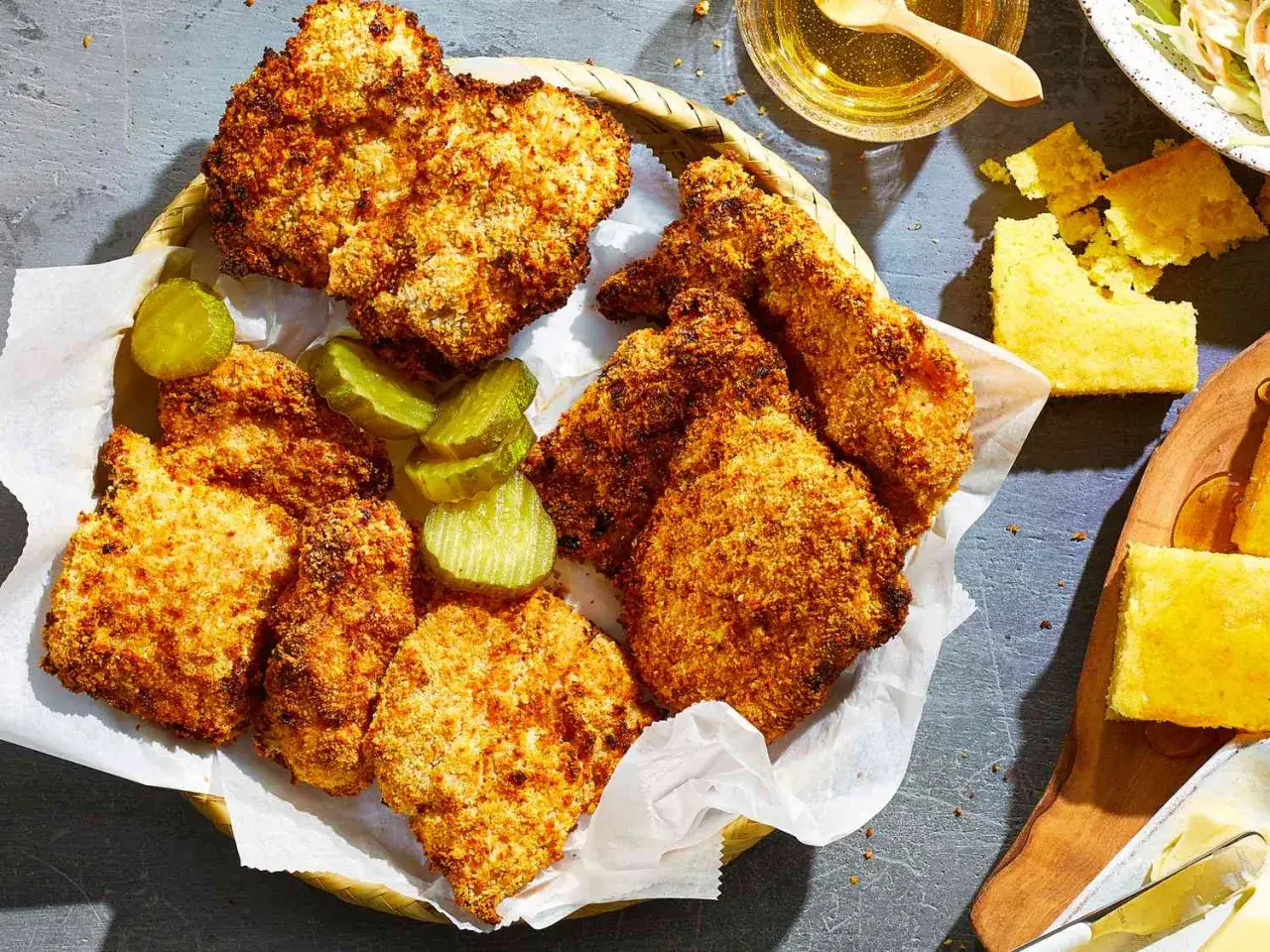 Poulet croustillant &agrave; l'airfryer, parfait pour un repas rapide. Le temps de cuisson poulet airfryer est optimis&eacute; pour cette recette.